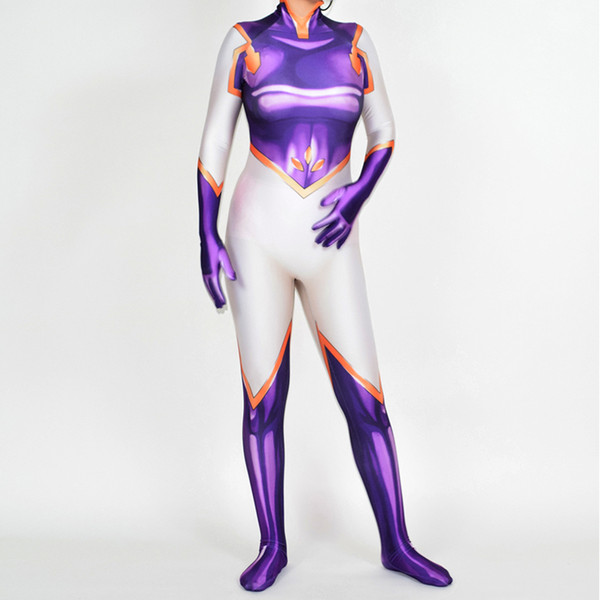 Anime Women Cosplay Costume Halloween Mt Lady Superhero Lycar Spandex High Quality Zentai Bodysuit Sexy Catsuit Jumpsuit