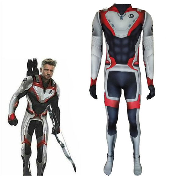 Avengers Endgame Quantum Realm Kostuum Advanced Tech Cosplay Costume Iron Man 3D Print Fullbody Suit For Kids AdultNew Avengers 4 Endgame Qu