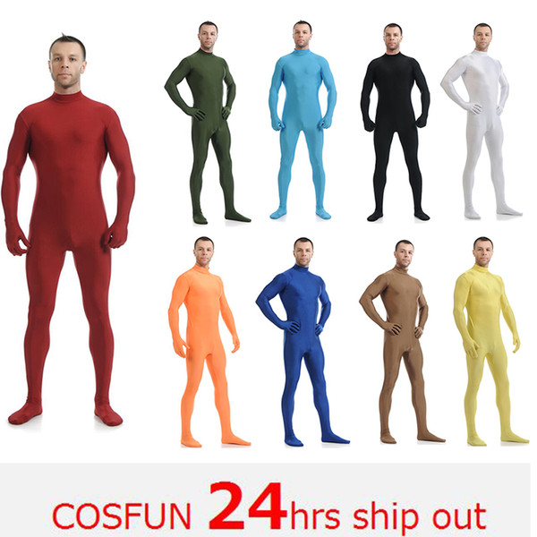 Zentai suit Spandex Clothes Skin Suit Catsuit Halloween Costumes Adult Bodysuit Unisex unitard Stage unitard can be customized