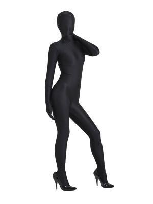 (SCF008) Spandex Nylon Lycra Black Full Body Second Skin Transparent Tights Custom Unisex Fetish Zentai Suits Cosplay Costume