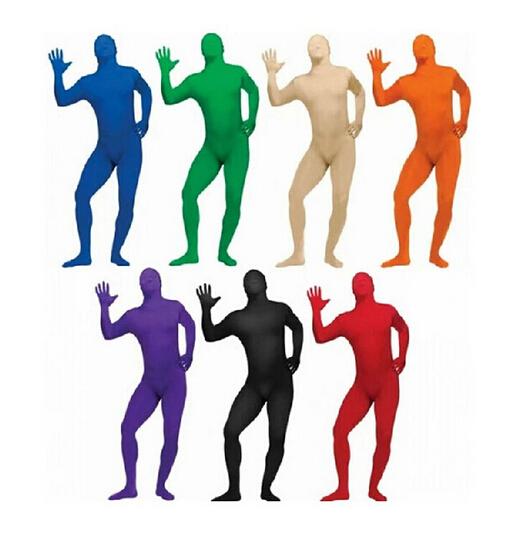 2015New FA Multi-Function Full Body Spandex Cosplay Clothes Skin Suit Catsuit Halloween Zentai Costumes S-XXXL