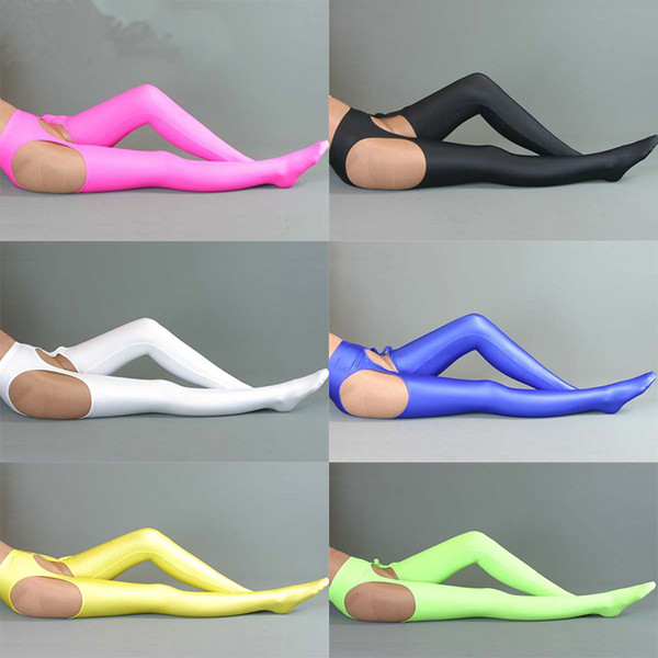 Free Shipping 2018 zentai Lycra Spandex catsuit sexy black Long stocking For Halloween Costumes Plus Size Custom