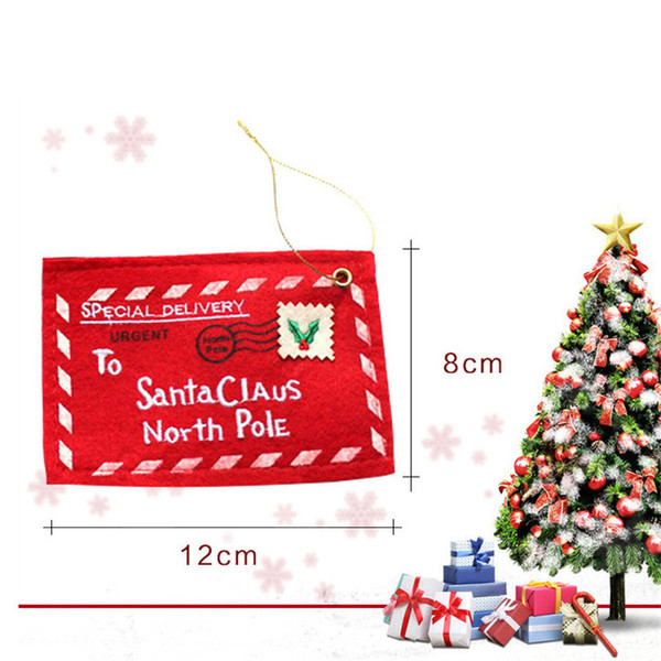 Creative Christmas decoration products Christmas envelope candy gift bags Gift Card Box Christmas Money Card Holder Wedding product bag