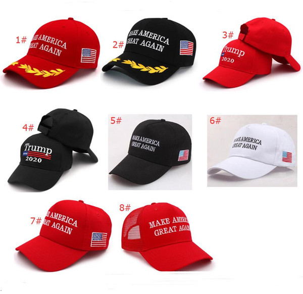 Make America Great Again Unisex Hats Donald Trump President Republican Caps Embroidery Letter Adjustable Cotton Baseball Caps New A5707