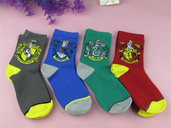 4 Colors Basketballs Socks School Stockings Harry Potter Socks Ravenclaw Gryffindor Hosiery Slytherin Hufflepuff Sox Cosplay Costume Socks