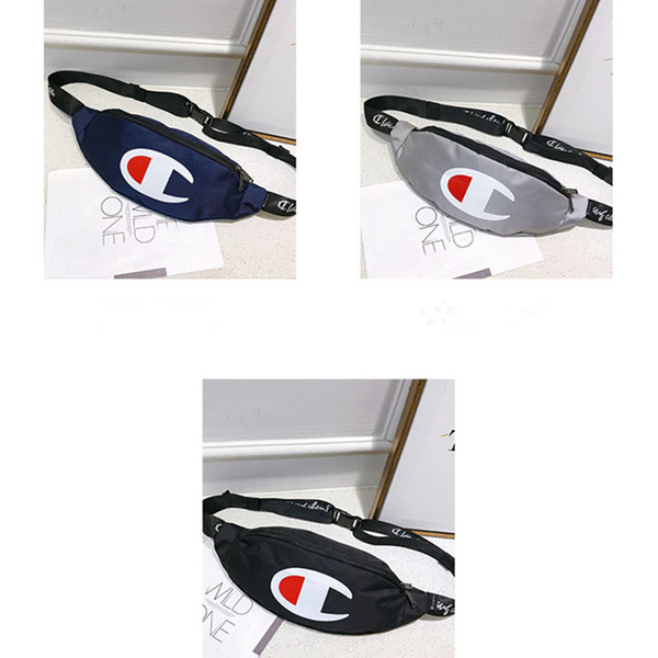 Unisex Champions Oxford Fanny Packs Crossbody Waist Chest Bags Belt Strap Handbag Men Shoulder Bags Travel Beach Sports Tote Pouch C51306