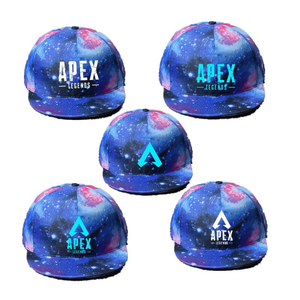 Hot APEX Legend Caps Hero Game Starry Sky Letter Luminous Baseball Cap Hip Hop Hat Boy Girl Unisex Casual Outdoor Sports Ball Caps A3116