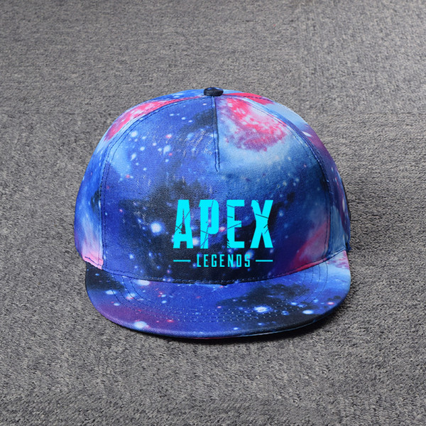 New APEX Legend Caps Hero Game Starry Sky Letter Luminous Baseball Cap Hip Hop Hat Boy Girl Unisex Casual Outdoor Sports 6 Color A3116