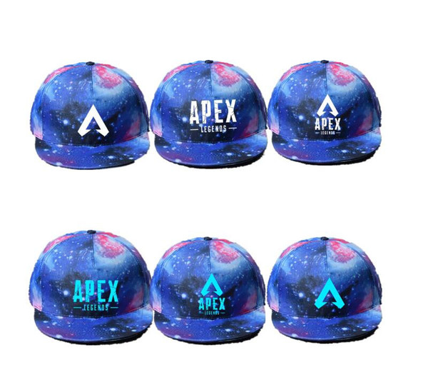 APEX Legend Caps Hero Game Starry Sky Letter Luminous Baseball Cap Hip Hop Hat Boy Girl Unisex Casual Outdoor Sports Caps A3116