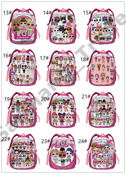 Surprise Girls Backpack PinkFong Cartoon School Bag Cute Baby Girl Backpacks Travel Storage Shoulder Bags Infantil Snack Bag 116 Colors A378