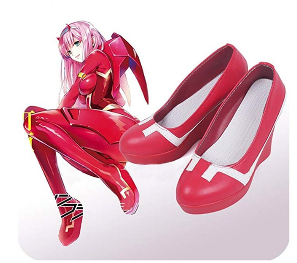 DARLING in the FRANXX Cosplay Shoes Red High Heel