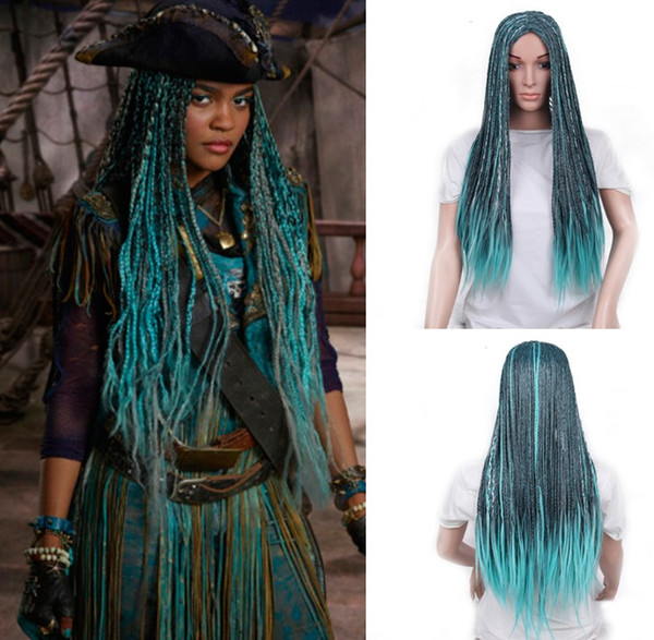 Descendants 2 Uma Cosplay Wig Synthetic Fashion Costume Wigs