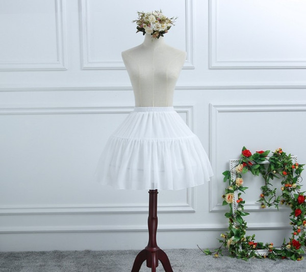 Lolita Pannier Under Skirt Petticoat Tutu Elegant Midi Length