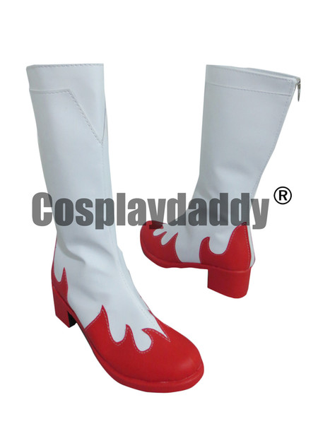 Gurren Lagann Yoko PU Leather Cosplay Boots