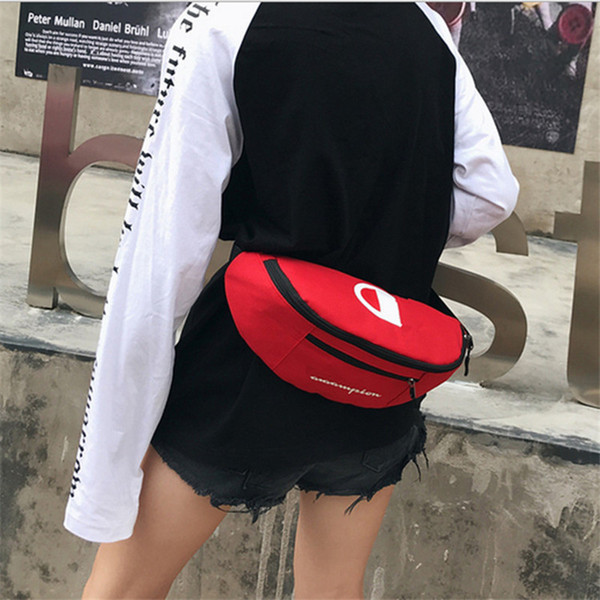 Brand Fanny Pack Unisex Cham pion Waist Bag Double Zipper Pockets Belt Shoulder Bags for Beach Travel Shopping Packs Phone Wallets