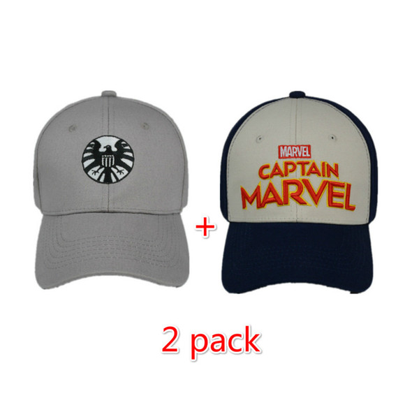 Movie Captain Marvel Hat Carol Danvers Cosplay Baseball Cap Unisex Summer Sun Hat Adjustable