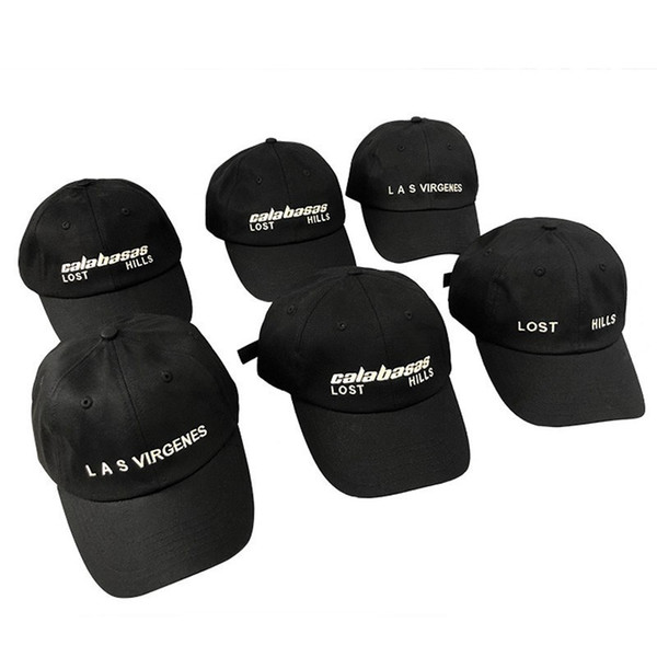 18SS CALABASAS SEASON 5 Logo Embroidery Hat Cap Kanye Fashion Street Travel Sunhat Fishing Casual Sun Hat Outdoor Sports Hats HFYMMZ013