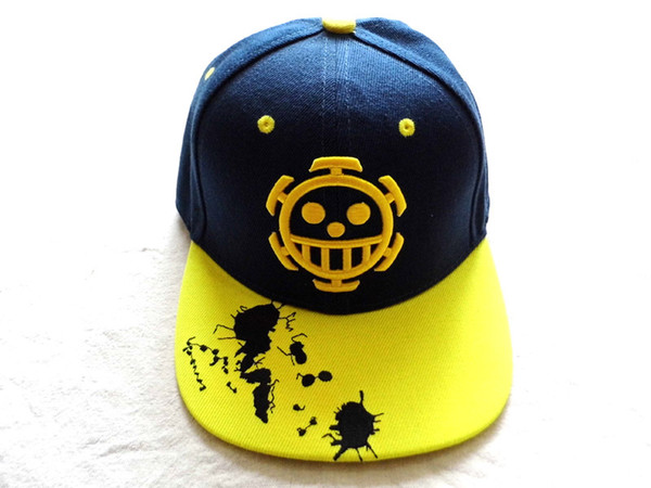 ONE PIECE Anime Trafalgar Law skull Hip-hop Hat Tony Tony Chopper/Monky D Luffy skull With Embroidery Mark Outdoor Cap Type 1