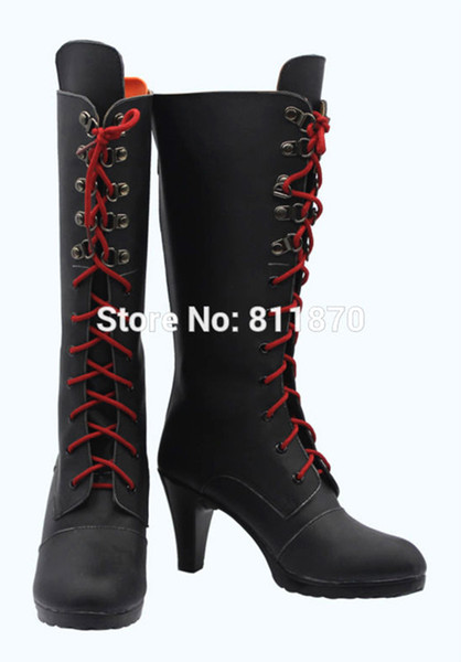 Wholesale-Danganronpa Cosplay Junko Enoshima Women's Shoes High-Heeled Boots