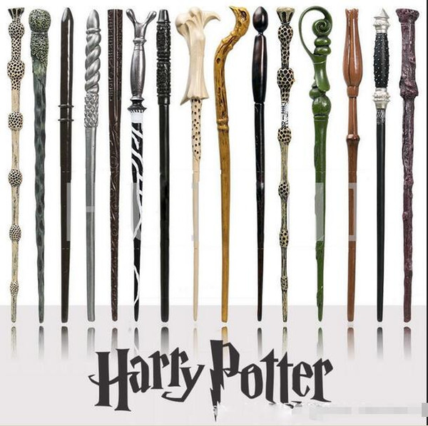 Creative Cosplay 18 Styles Hogwarts Harry Potter Series Magic Wands New Upgrade Resin with Metal Core Harry Potter Magical Wand