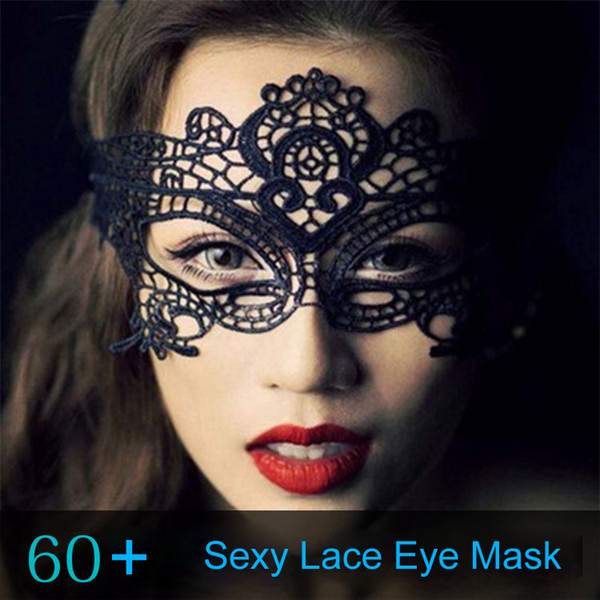 Black Women Sexy Lace Eye Mask Party Masks For Masquerade Halloween Venetian Costumes Carnival Mask For Anonymous Mardi Fancy Dress Costume