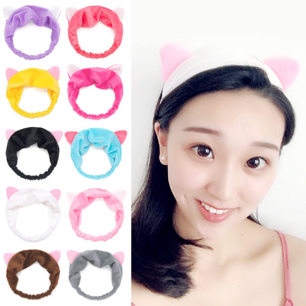 Cute cat hair band Simple fashion headwear Use hair accessories to make up and wash your face RF1398