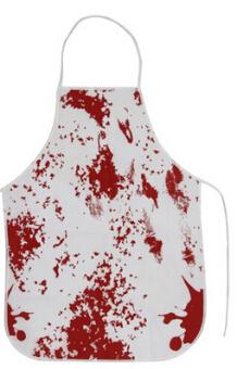 Costume Accessories Halloween Bloody Apron White Party Decoration Cosplay Costumes