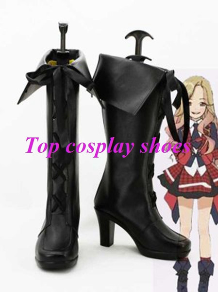 Wholesale-Freeshipping AKB0048 Cosplay Tomomi Itano Black Cosplay Boots shoes 05005 for Halloween Christmas festival