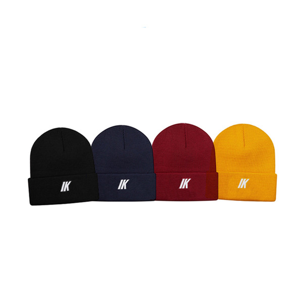 18FW New Week6 Box Logo Beanie Cold Cap Knitted Hat Cap Street Travel Fishing Casual Autumn Winter Hat Outdoor Sport Hats Tour HFLSMZ042