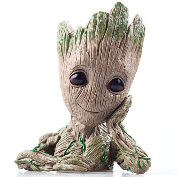 The Avengers 3 Toys Guardians of The Galaxy Costume Accessories Groot Action Figures Cute Model Hero Toy Pen Pot Ornament For Christmas