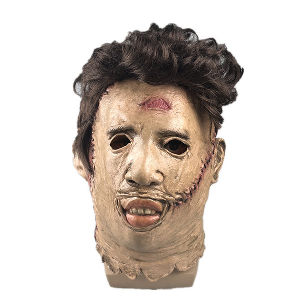 Halloween The Texas Chain Saw Massacre Latex Horrible Mask Cosplay Costume Accessories Scary Mask Party Pranks Unisex Mask Free Shipping