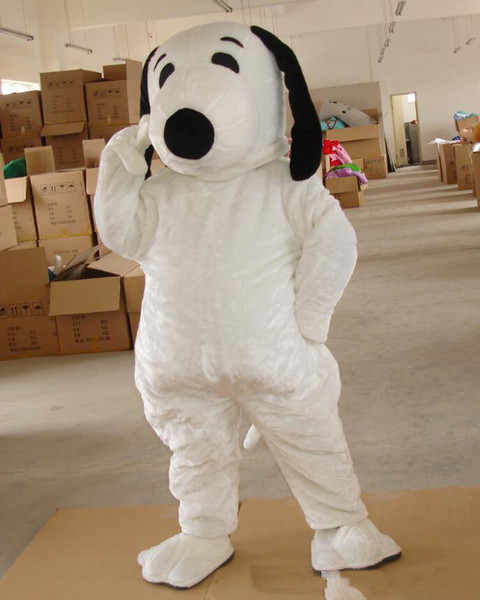 High quality EPE Adult Size Snoopy Dog Mascot Costume Halloween Chirastmas Party Fancy Dress