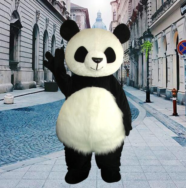 Wholesale New High Quality Version Chinese Giant Panda Mascot Costume Christmas Mascot Costume Party Dress 