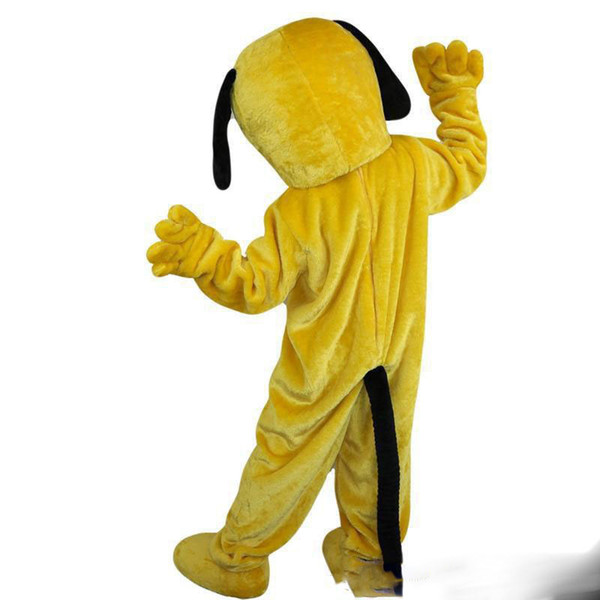 factory sale new yellow dog Mascot costumes for adults circus christmas Halloween Outfit Fancy Dress Suit 