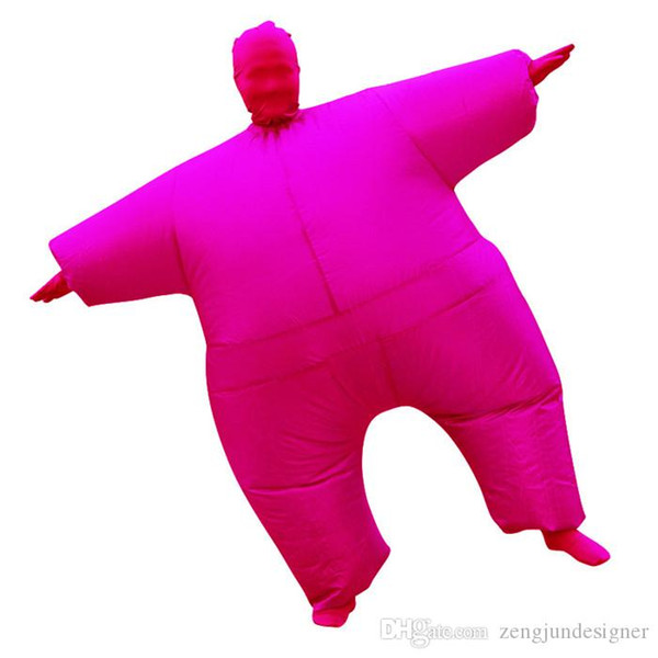 Solid Color Designer Masked Fat Sumo Inflated Clothing Fashion Festival Style Mascot Costumes Stage Casual Apparel