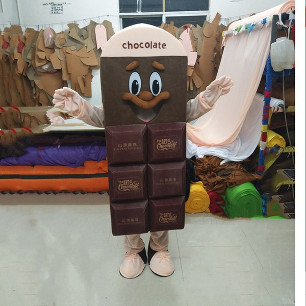 Chocolate cartoon doll's mascot costumes