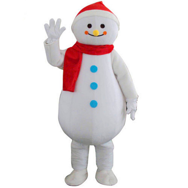 Christmas Snowman Mascot Costume Fancy party Christmas Dress