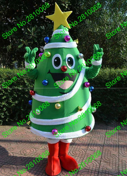 Syflyno Make EVA Material Red boots Christmas tree Mascot Costumes Crayon Cartoon Apparel Birthday party 972