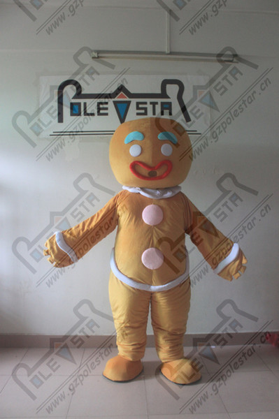 gingerbread mascot costume hot sale Christmas game bread costumes cartoon breadman costumes hot sale festival costumes