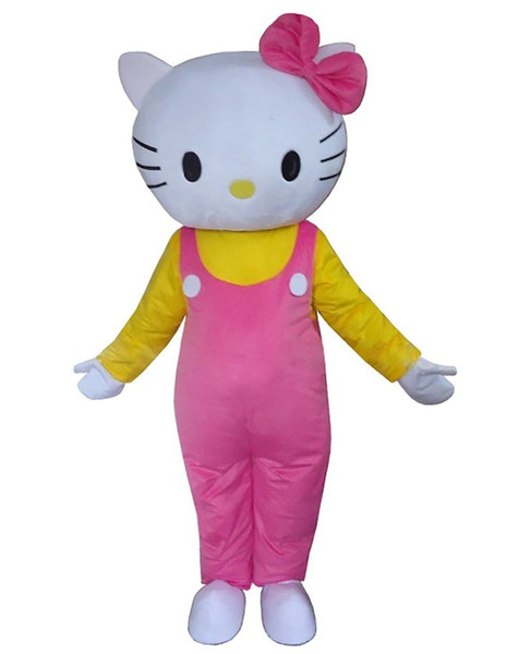 2016 Hello Kitty Cute Fancy Dress Mascot Costume Cartoon Character Adult