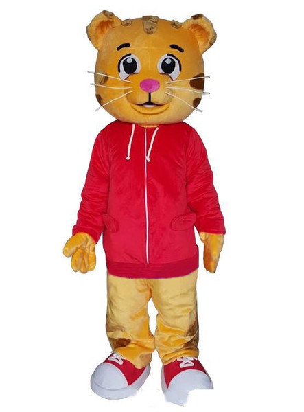 factory new daniel tiger Mascot Costume for adult Animal large red Halloween Carnival party