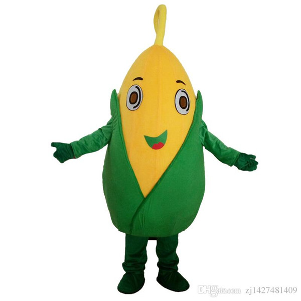 hot sale Fruits and vegetables corn mascot costume role playing cartoon clothing adult size high quality clothing 