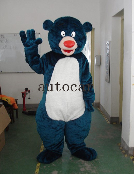 Blue big bear Cartoon Character Costume mascot Custom Products custom-made 