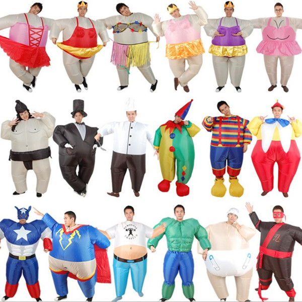 Funny Inflatable Costumes for adults Holiday Carnival Costume Women Funny Party Dress Animal Cosply Halloween Costume for Kids mascot