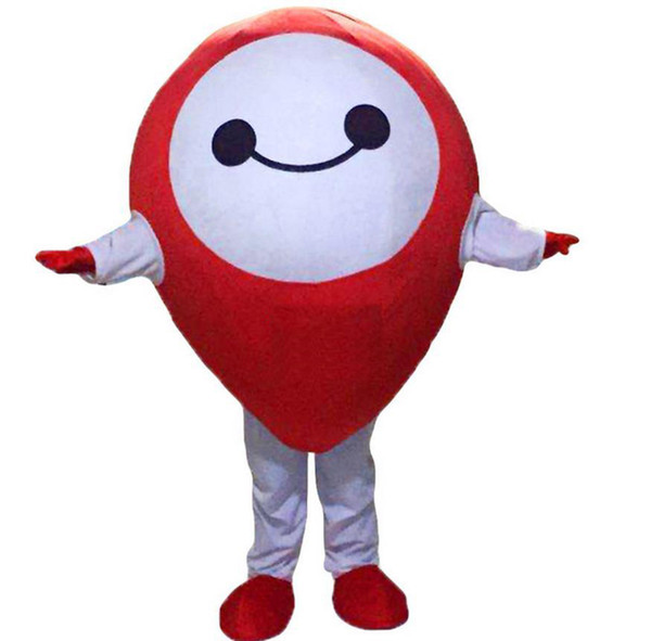 High quality hot Blood Mascot costumes fancy dress Real photo 