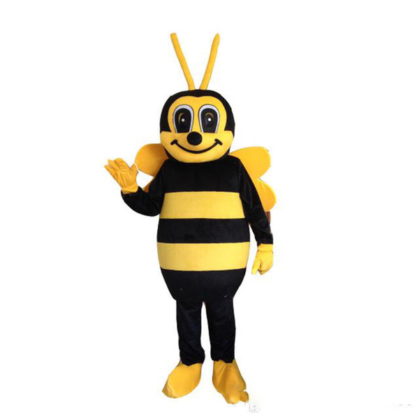 honey bee Mascot Costumes Animated theme Bumblebee animal Cospaly Cartoon mascot Character adult Halloween party costume Carnival Costume