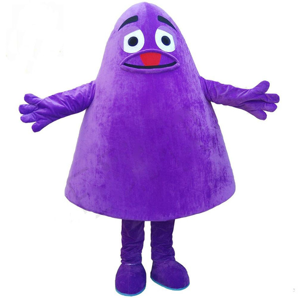 Factory direct sale Purple White Monster mascot costume Adult Size Character Purple White Monster Costumes for Fancy Dress Party Clothing