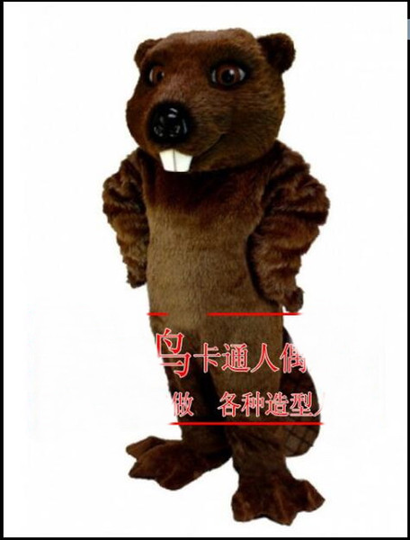 High quality beaver mascot costume adult size factory custom