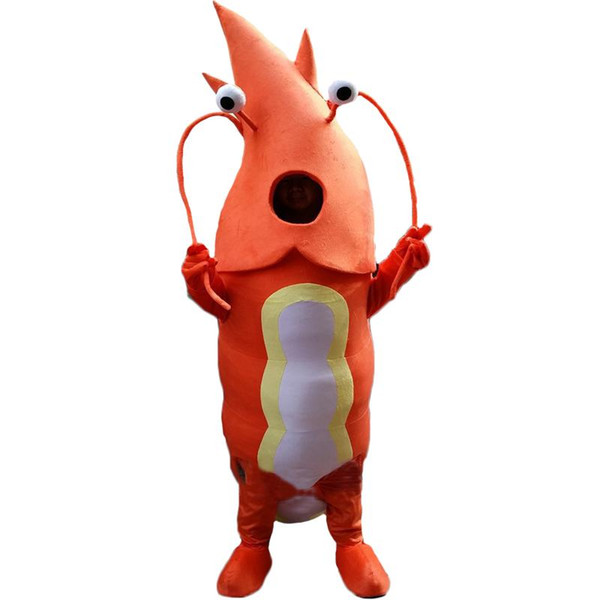 Factory sale hot Sea red lobster mascot costume adult size high quality EPE materials plush cloth clothing customization 