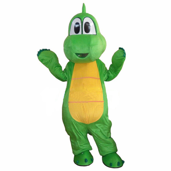 Yoshi Dinosaur Mascot Costume Cartoon Fancy Dress Adult 